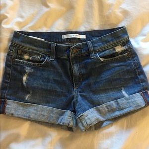 Joe’s Jeans the Rolled Denim Shorts - size 26